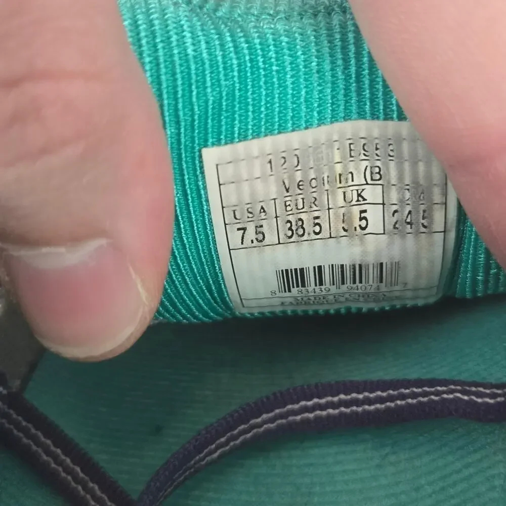 Brooks Womens Ghost 7 Running Shoes Size 7.5 Gray Teal Athleisure Walking Sport